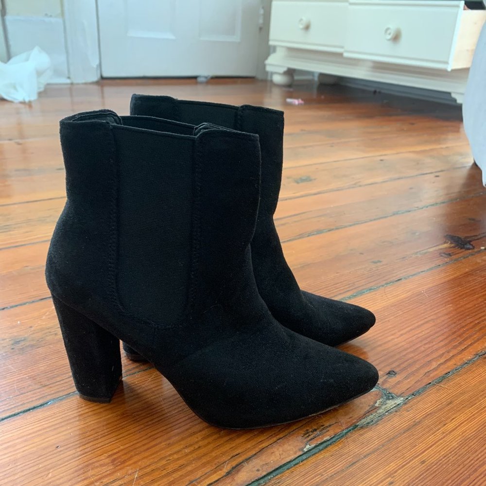 Black Heeled Booties